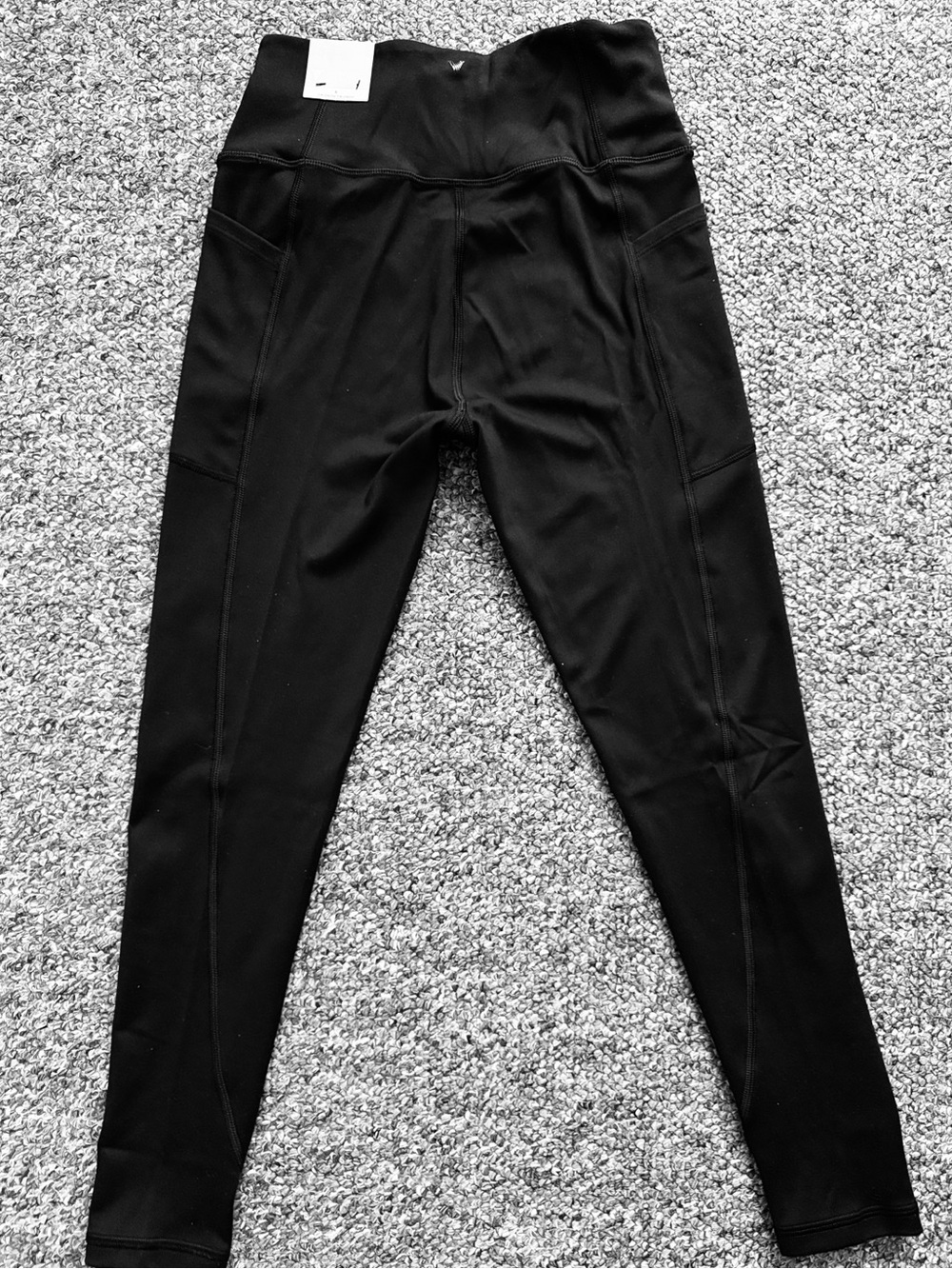 Victoria’s Secret High-Rise Black Leggings with Wide Waistband Size 6 (7/8 L )